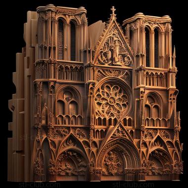 3D model notre dame (STL)